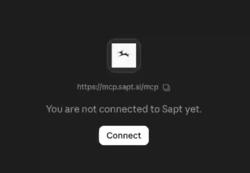 Click Connect